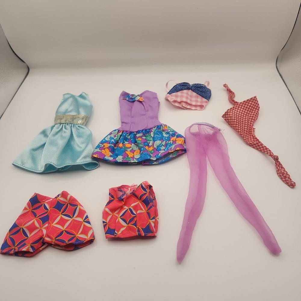 Barbie clothes 7 pieces outfits and dresses